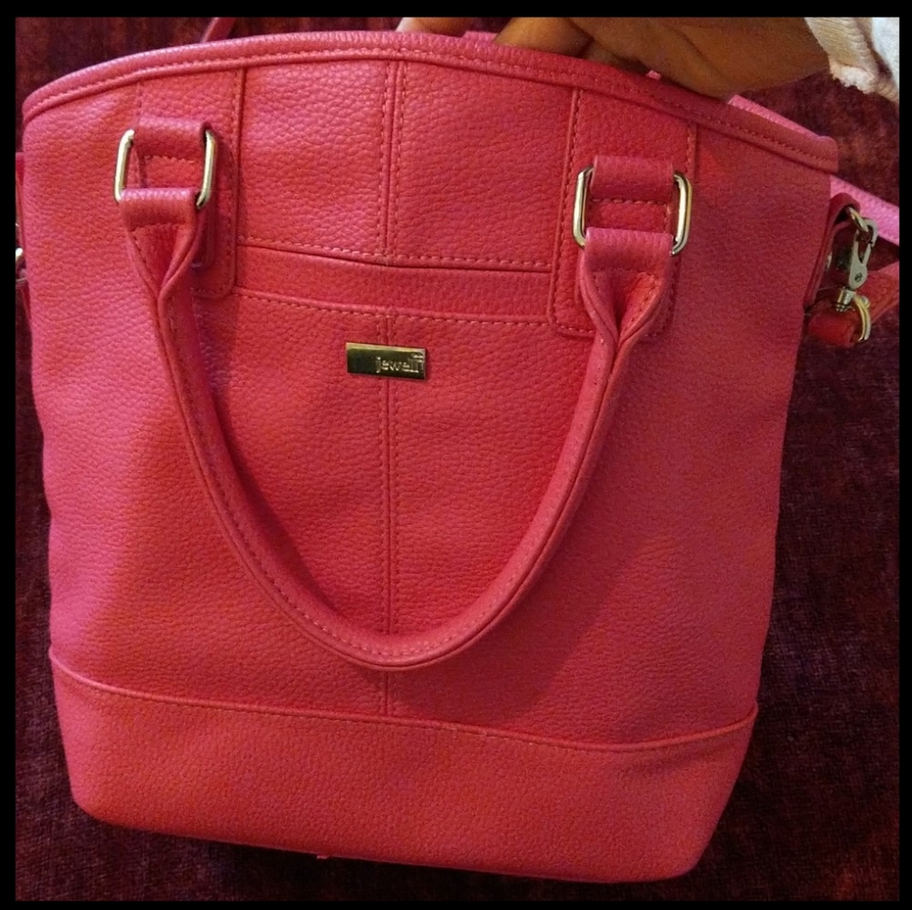 2PC Jewell by Thiry-One pink Vegan leather Bag🌸Crossbody or shoulder 🌸 - Picture 2 of 13